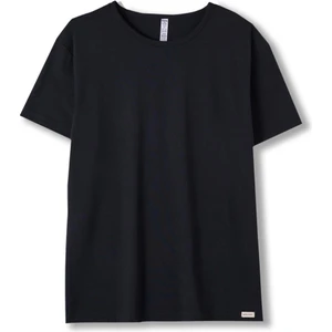 Basic Modal O  Yaka Erkek Tshirt Siyah