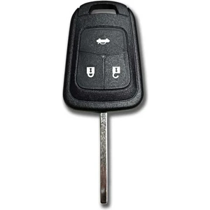 Tekno Dev Market Opel Astra J HU100 Anahtarlı 3 Buton Boş Kap Oto Kumanda Kabı