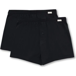 Katia & Bony  2'li Paket Basic Modal Loose Fit Erkek Boxer Siyah/siyah
