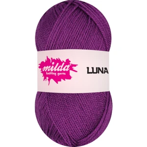 Luna 1060 Mor Örgü Ipi 5 Yumak  | El Örgü Ipi