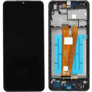 A04 SM-A045F Çıtalı LCD Dokunmatik Ekran (Siyah)