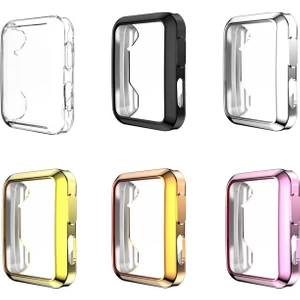 Huawei AL3173 Siyah Watch D Önü Kapalı Silikon Kılıf