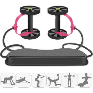 Ergonomik Ev Spor Salonu Vücut Kas Geliştirme Lastikli Karın Kol Bacak Egzersiz Aleti AL4235