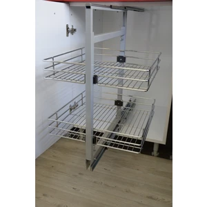 Yıldız Aks Frenli Tezgah Altı Kiler 60-80 cm Arası 2 Sepet