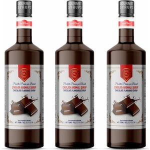 Nish Çikolata Aromalı Şurup 3 x 700 ml