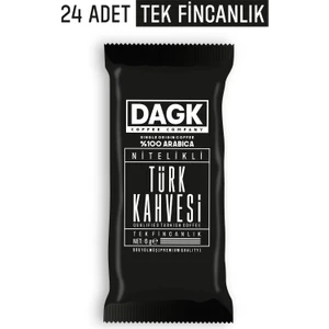Türk Kahvesi Nitelikli Tek Fincanlık 6 G x 24 Adet