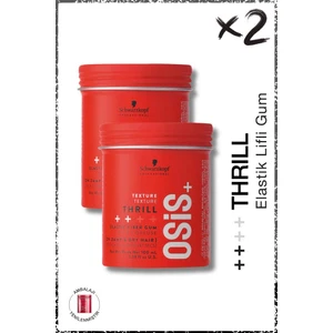 Thrill Elastik Lifli Gum Şekillendirici Orta Tutuş 100ML x 2 Adet | Parlaklık Veren Gum Wax