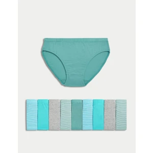 Marks & Spencer Saf Pamuklu 10'lu Brief Külot