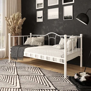 Kamelya Sedir Metal Karyola 90x200 Beyaz