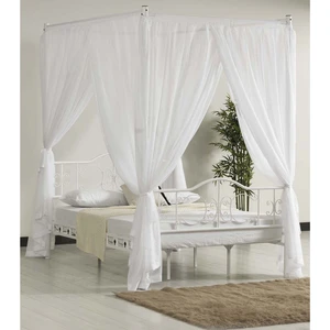 Tek Kişilik Metal Karyola ve Cibinlik 90x190x225 cm – Modern ve Şık Tasarım, Kolay Kurulum, Dekoratif Görünüm