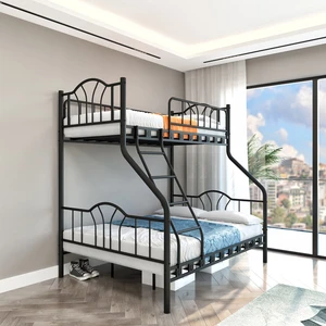 İmaj 3 Kişilik Ebeveyn 3'lü Metal Ranza 90x190 & 140x190 Siyah