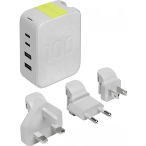 Instantcharger 100W 4 USB Şarj Aleti Beyaz
