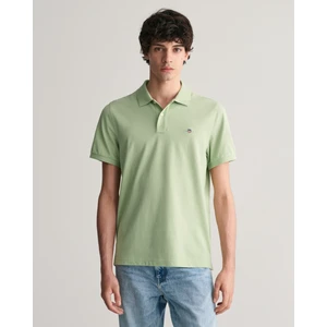 Erkek Yeşil Regular Fit Logolu Polo 2210.345