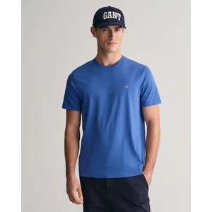 Erkek Mavi Regular Fit Bisiklet Yaka Logolu T-Shirt 2003184.407