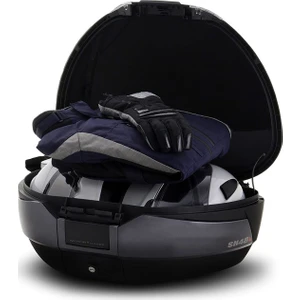 Sh-48 Dark Grey Motosiklet Arka Çanta (Topcase)