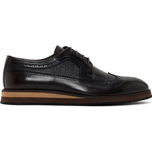 Erkek Kahverengi Deri Klasik Ayakkabı