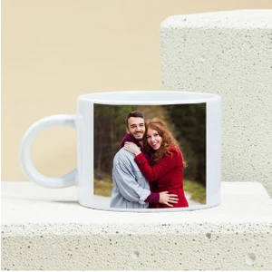 Kişiye Özel Fotoğraflı Porselen Kupa Nescafe Fincanı