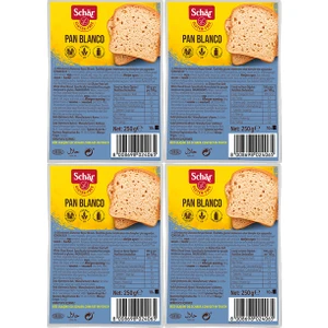 Pan Blanco Glutensiz Beyaz Ekmek 250 gr x (4 ADET)