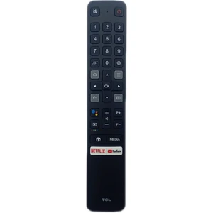 Sesli Kontrol Uzaktan Kumandası, Tcl Sesli LCD LED Tv Için Uzaktan Kumanda RC901V Netflix  Youtube Için Yedek