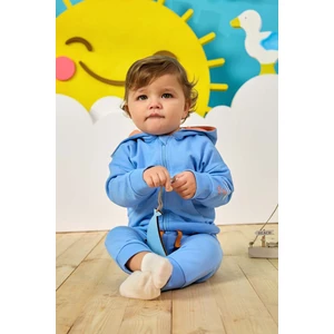 Erkek Bebek Sweatshırt Mavi