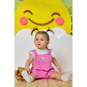 Kız Bebek Salopet Set