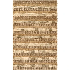 Cool Halı Naturals 1410 Natural Doğal Jüt Halı El Dokuma Hasır Halı Dekoratif Jüt Örgü Halı