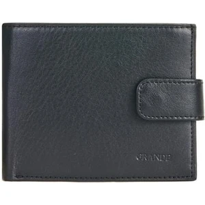 Louisiana Polo Grande Hakiki Deri Erkek Cüzdan Siyah 1525