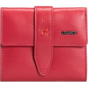 Louisiana Polo Grande Hakiki Deri Kadın Cüzdan Kırmızı 2633