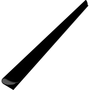 Oval Profil(Sırtlık) 6 mm Siyah 100'LÜ Kutu