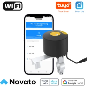 Wifi Su - Gaz Kollu Akıllı Vana ( Tuya - Smart Life Uyumlu Akıllı Vana )