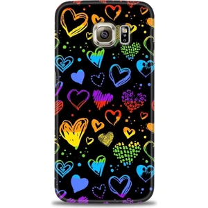 Glory Aksesuar Samsung Galaxy S6 Uyumlu Kılıf Hd Baskılı Kılıf - G (55)
