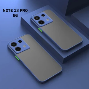 Redmi Note 13 Pro 5g Kılıf 3D Kamera Korumalı Arkası Mat Leke Yapmaz Kenarları Renkli Silikon Kapak