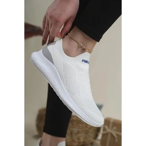 Bitmeden İste Bağcıksız Triko Sneaker Spor Ayakkabı