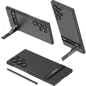 Samsung Galaxy S24 Ultra Kılıf Zore Kamera Korumalı Dikey Standlı Ays Kapak