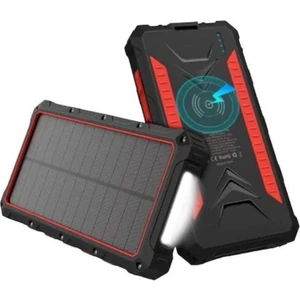 20000 Mah Solar Panelli Qi Wireless Powerbank + El Feneri