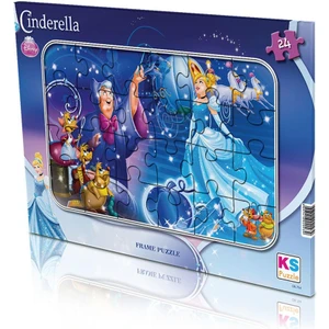 KS Games Cinderella Frame Puzzle 24'Lü CRL-704