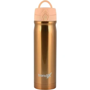 Çelik İçli Termos Matara 500 ml - Pastel Turuncu