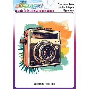 F17 Ajans Vintage Ütü ile Yapışan Tişört Tekstil Dtf Baskı