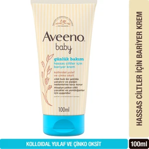 Baby Günlük Bariyer Kremi 100 ml – Hassas Ciltler İçin Kolloidal Yulaf ve Çinko Oksit İçeren Parabensiz Bitkisel Formül