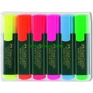 Faber Castell 6 lı Fosforlu Kalem