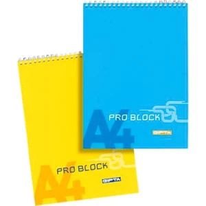 Pro Block A4 Bloknot Spiralli Karton Kapak Çizgili 40 Yaprak