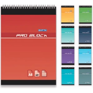 Pro Block A6 Defter Karton Kapak Spiralli Çizgili 40 Yaprak