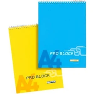Pro Block A4 Bloknot Spiralli Karton Kapak Kareli 40 Yaprak