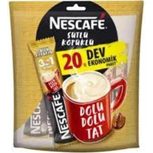 3'ü 1 Arada Sütlü Köpüklü 17,4 gr 20'li Paket