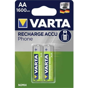Recharge Accu Phone Aa 1600 Mah Şarj Edilebilir Pil 2Li