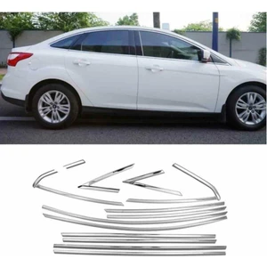 Ford Focus 4 Krom Cam Çerçeve Çıtası 2015-2019 Arası