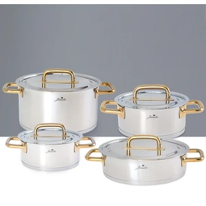 Metalix Titanyum Gold 8 Parça Tencere Seti