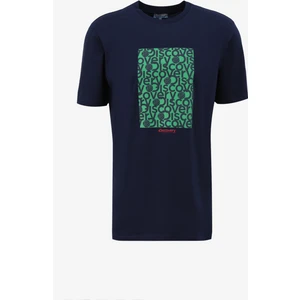 Discovery Expedition Lacivert Erkek Bisiklet Yaka Relaxed T-Shirt D4Sm-Tst3281