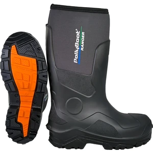 Polly Boot Ranger Outdoor Çizme Poliüretan Neopren Avcı Balıkçı Çizmesi Siyah