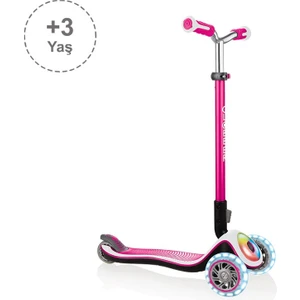 Elite Prime Full Işıklı Scooter - Pembe